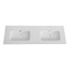 Керамическая раковина с двумя чашами CZR-8095-140-2, 1410x460x170