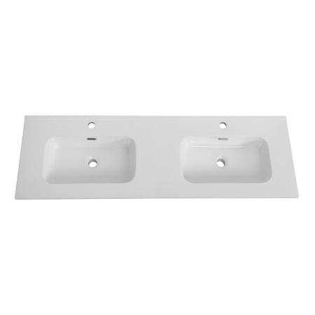 Керамическая раковина с двумя чашами CZR-8095-140-2, 1410x460x170