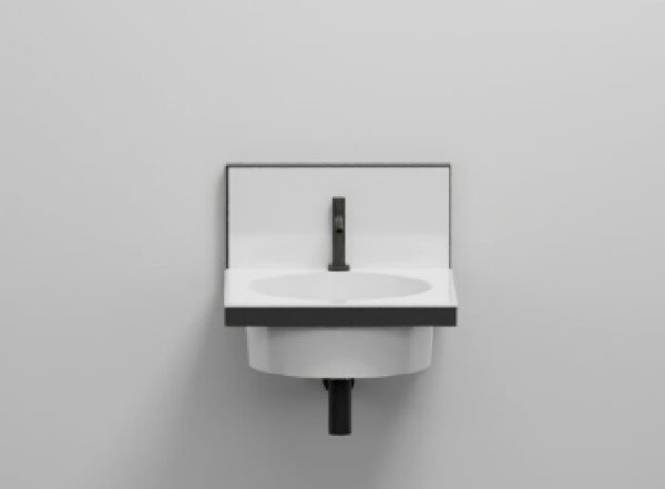 Структура под раковину CIELO Elle Tonda шгв 500*540*320 цвет-черный матовый ELSTTSP NM