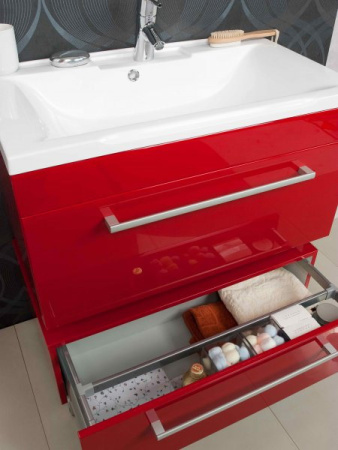 Комод AQUATON Мадрид 80 с ящиком, белый (1A131903MA010)