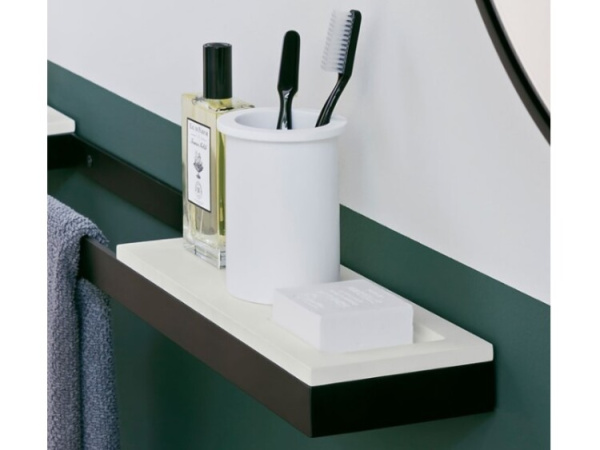 Полка-держатель CIELO для аксессуаров шгв 720*120*30 цвет-Matt Black ACB72 NM