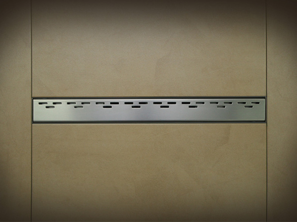 Решетка для водоотводящих желобов Alca Plast, нержавеющая сталь, глянец, хром (HOPE-650L)