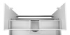 Комплект Тумба Azario Ника 90 Н 900х475х850 напольная, с раковиной Monte 90, белый матовый (CS00089956)