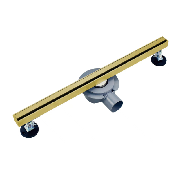 Душевой трап 90 см WONZON & WOGHAND, Брашированное золото (WW-65409M-BG)