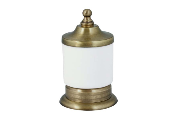 Контейнер для ватных дисков Boheme Medici бронза 10626