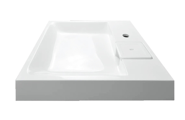 Раковина подвесная Azario Element 595х490х75 литьевой мрамор, белая (CS00082280)