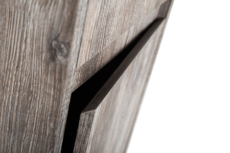 KRAFT Шкаф подвесной с двумя распашными дверцами с доводчиками, с двумя полками, правосторонний, Pino Pasadena, 330x300x1600, KRAFT-1600-2A-SC-PP-R