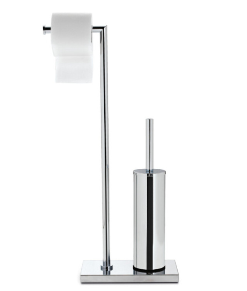 Стойка 3SC Piantane 4.0 напольная отдельностоящая с держателем бумаги ёршиком цвет-черный матовый SIMO52 NO