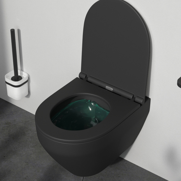 AM.PM IS49038.701700MB Инсталляция с клав Pro L чёрн матовый с подвес унит Spirit V2.0 FlashClean черн мат