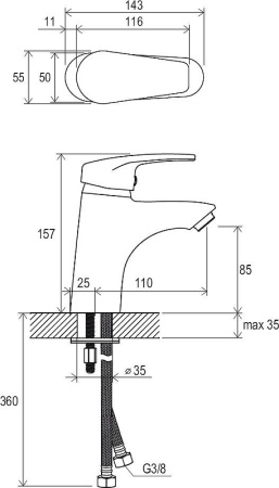Комплект смесителей Ravak Neo Set NO Хром (70508016)