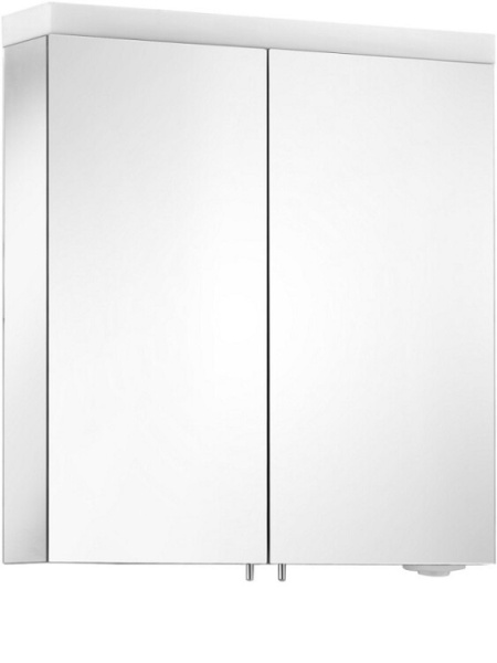 Шкаф зеркальный Keuco Royal Reflex 2 шгв 650*150*700 цвет корпуса-серебристый анодированный 24202 171301