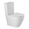 Чаша напольного унитаза с сиденьем BelBagno SFERA-R BB2141CPR/SC