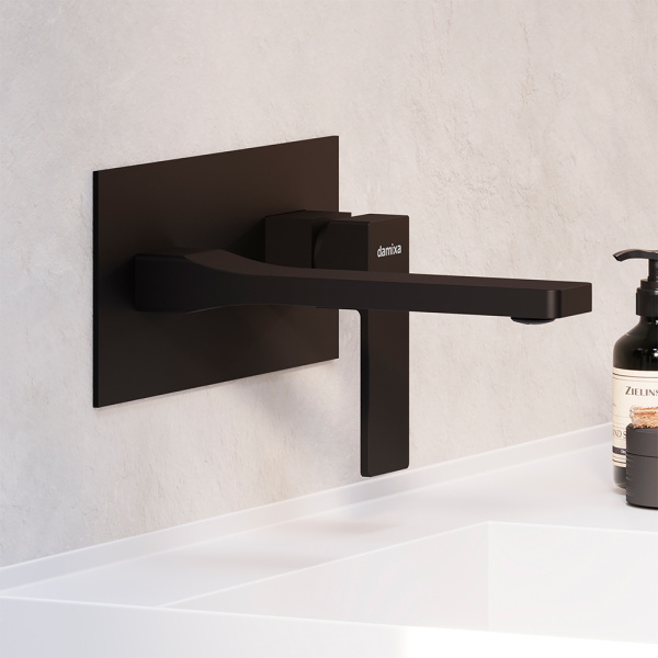 Damixa 530260300 Gala встраиваемый смеситель для умывальника, чёрный