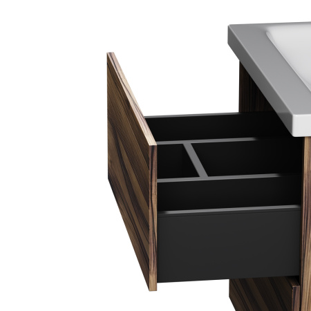 AM.PM M90FHX0602HF Gem, База под раковину, подвесная, 60 см, 2 ящика, цвет: орех