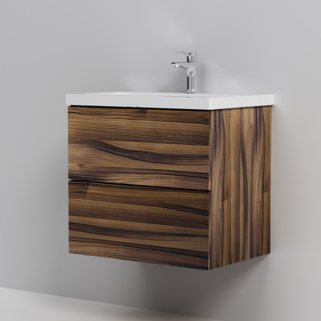 AM.PM M90FHX0602HF Gem, База под раковину, подвесная, 60 см, 2 ящика, цвет: орех