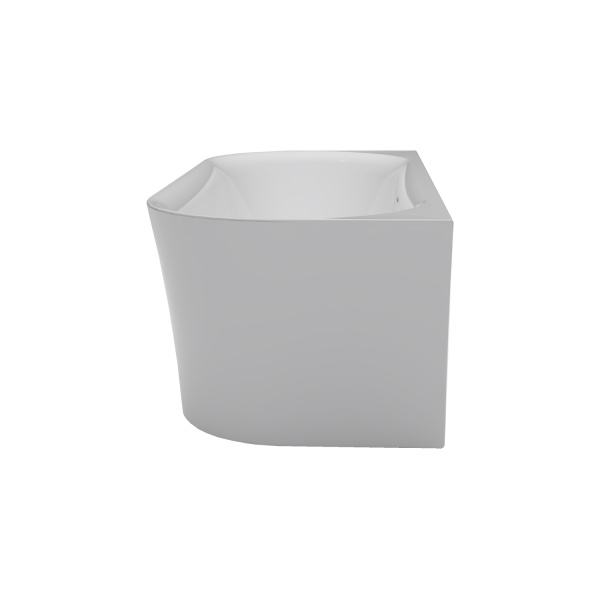 Ванна акриловая Azario ENGELS 1700x750x580 пристенная, в комплекте с сифоном и металлической рамой (ENG17075)