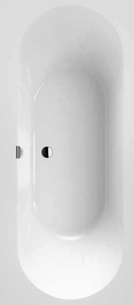 Ванна Villeroy&Boch Oberon 2.0 шгв 1800*800*470 цвет-альпийский белый (белый Alpin) UBQ180OBR2DV-01 + PC01