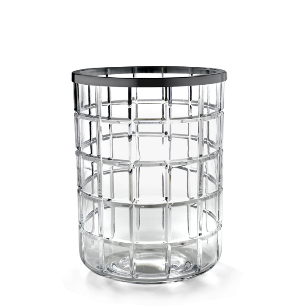 Урна 3SC Palace шгв 200*200*280 цвет-никель сатинированный черный матовый PA65ACRCFSM