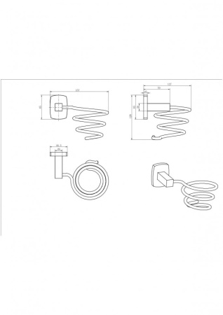 Держатель для фена Ceramalux 12616