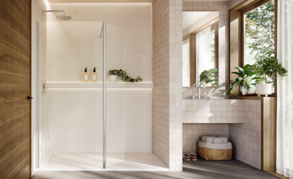 Душевая перегородка Duka libero 4000 шв 1200*2000 левосторонняя блестящее серебро цвет стекла-прозрачный PE 6TF2P L 1200 200 SHL A10