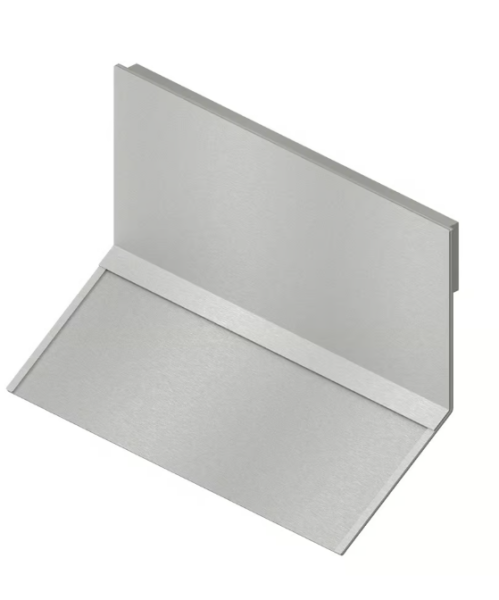 Излив Quadro design Complements цвет-сталь брашированная BV008 AS