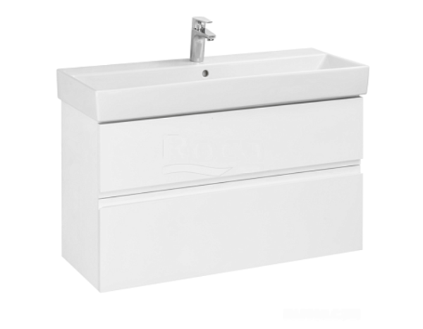 Тумба под раковину Roca Oleta шгв 961*374*548 цвет-белый глянцевый A857641806