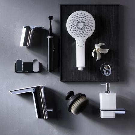 AM.PM F50A01300 Inspire V2.0, смеситель на борт ванны, трёхсекционный, излив  мм, хром, шт