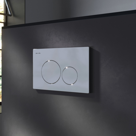 AM.PM I012704.9051 Pro инсталляция для подвесного унитаза с пневматич клавишей Pro L пластик, глянц хром