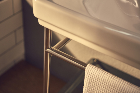 Каркас Roca CARMEN 800, нержавеющая сталь, с раковиной, Satin White