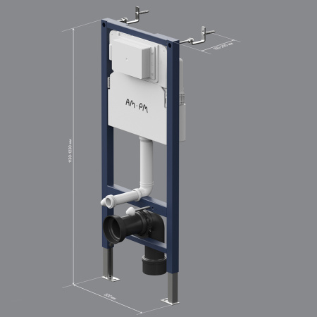 AM.PM I012709 PrimeFit инсталляция для подвесного унитаза