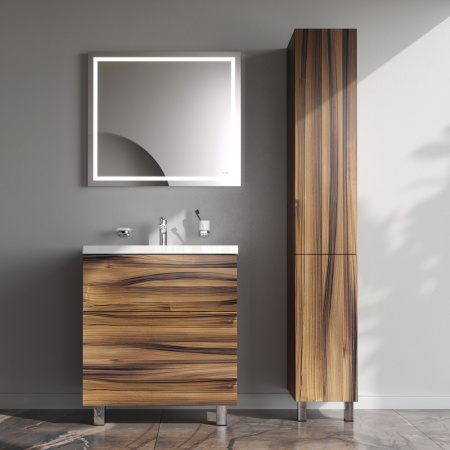 AM.PM M90FSX0752HF Gem, База под раковину, напольная, 75 см, 2 ящика, цвет: орех