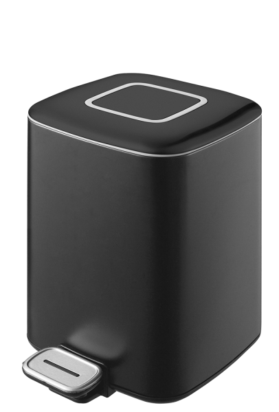 Ведро для мусора Boheme Q черный 10948-B