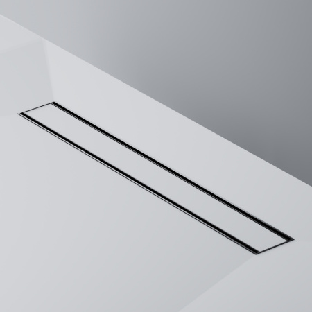 AM.PM W02SC-U11-060-04BM PrimeFlow Трап для душа линейный универс затвор Tile 60см цвет черн мат