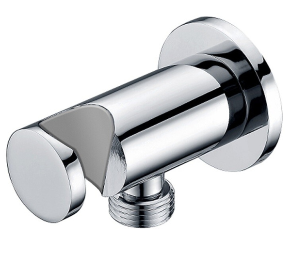 Шланговое подсоединение Splendy круглый отражатель с держателем цвет-черный матовый AA215YRLBM