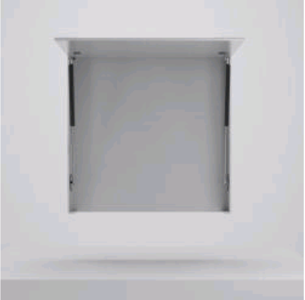 Зеркальный шкаф Nofer для встроенных модулей серии MUMO шгв 1000*263*900 цвет корпуса-белый 12055.100