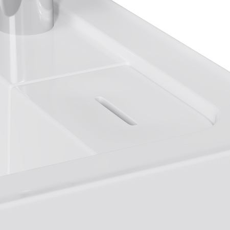 AM.PM M85AWCC0602WG X-Joy, Раковина над стиральной машиной, литьевой мрамор, 60 см, белый глянец