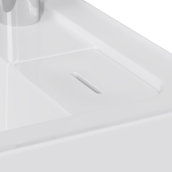 AM.PM M85AWCC0602WG X-Joy, Раковина над стиральной машиной, литьевой мрамор, 60 см, белый глянец