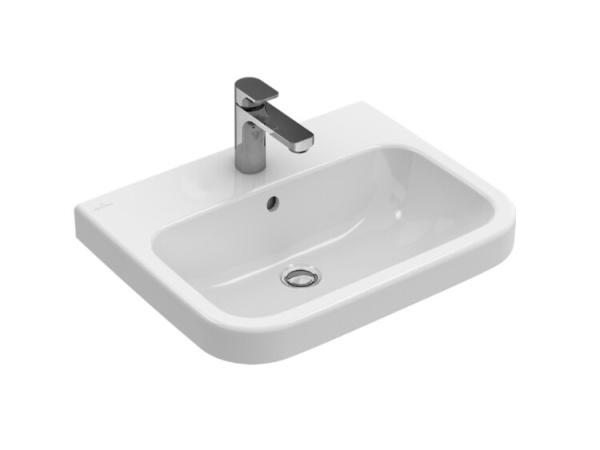 Раковина Villeroy&Boch Architectura шгв 550*470*125 отверстия для смесителя-1 сквозное 2 промаркированных цвет-альпийский белый 41885501