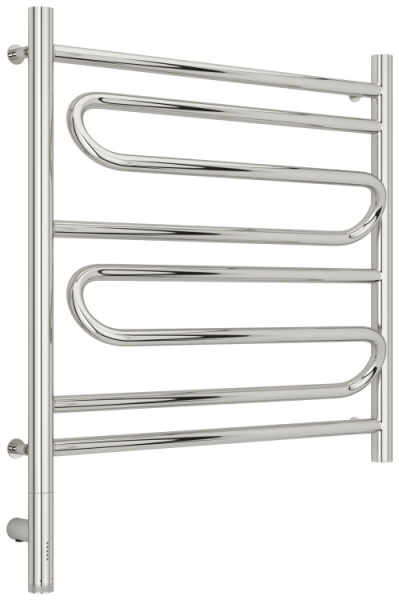 Полотенцесушитель Сунержа Элегия 3.0 электрический ширина мм-632 глубина мм-120 высота мм-724 межосевое расстояние-600 перемычка-выгнутая нагревательный элемент-ТЭН подключение-нижнее слева электрокомплект-МЭМ мощность Вт-300 материал-нержавеющая сталь на