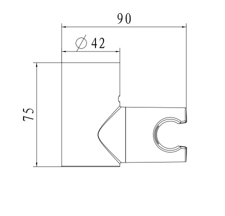 Настенный держатель WONZON & WOGHAND, Хром (WW-994224-CR)