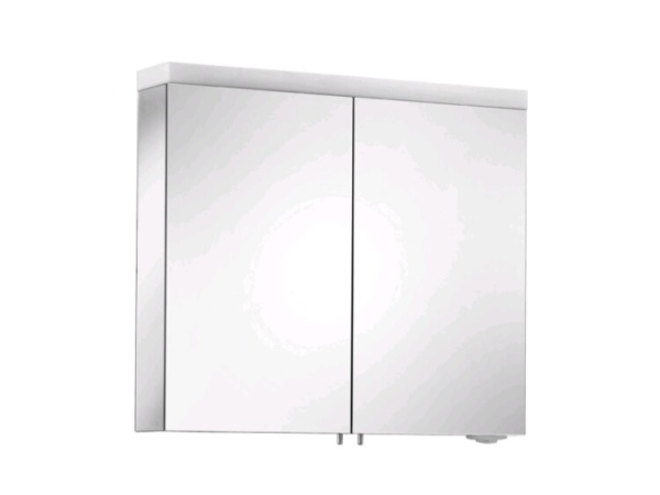 Зеркальный шкаф Keuco Royal Reflex 2 шгв 800*150*700 цвет корпуса-серебристый анодированный 24203 171301