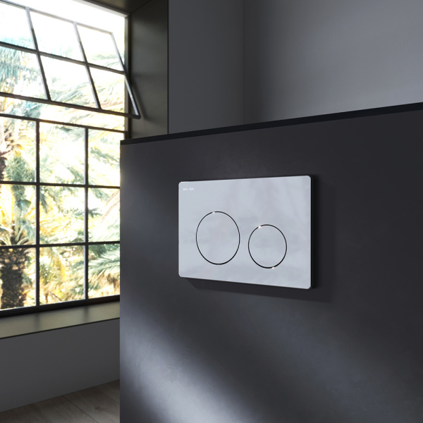 AM.PM IS90151.741701 Инсталляция с клав PrimeFit L глянц хром с подвес унит Sense FlashClean с сид м/лифт