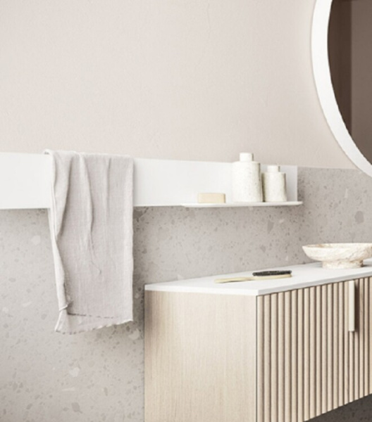 Штанга без декоративной планки ARBI Reed шгв 900*66*122 с подсветкой цвет-белый V333 Bianco LED