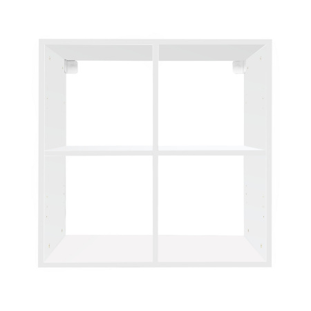 Стеллаж MIXLINE 720*720*330 ЛДСП Белый текстура (4 ячейки,крепеж) (550349)