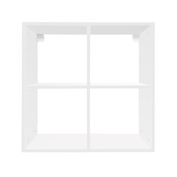 Стеллаж MIXLINE 720*720*330 ЛДСП Белый текстура (4 ячейки,крепеж) (550349)