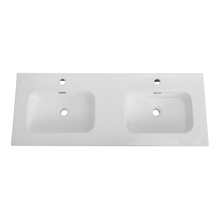 Керамическая раковина с двумя чашами CZR-8095-120-2, 1210x460x170