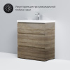 AM.PM M91FSX0752OF GEM S, База под раковину, напольная, 75 см, 3 ящика, светлый дуб