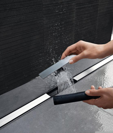 Крышка душевого канала Geberit CleanLine Нержавеющая сталь Черный (20 154.451.00.1)