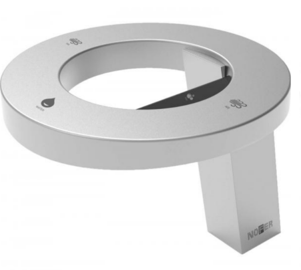 Сушилка для рук с краном и дозатором мыла 3 в 1 Nofer Concept 3 шгв 230*263*188 цвет-алюминий серебристый 01901.S