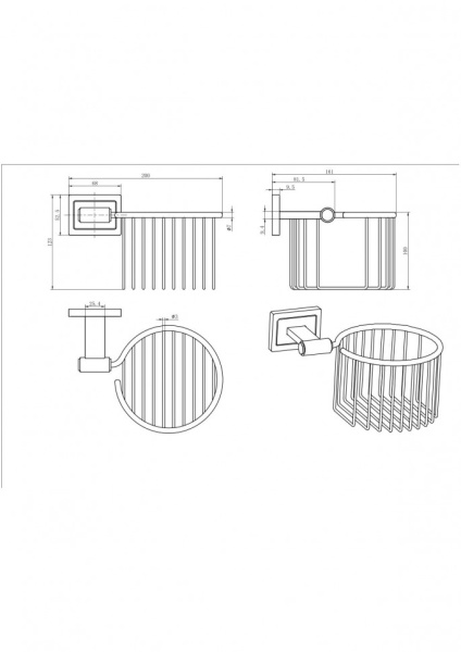Держатель для Освежителя Ceramalux 12317